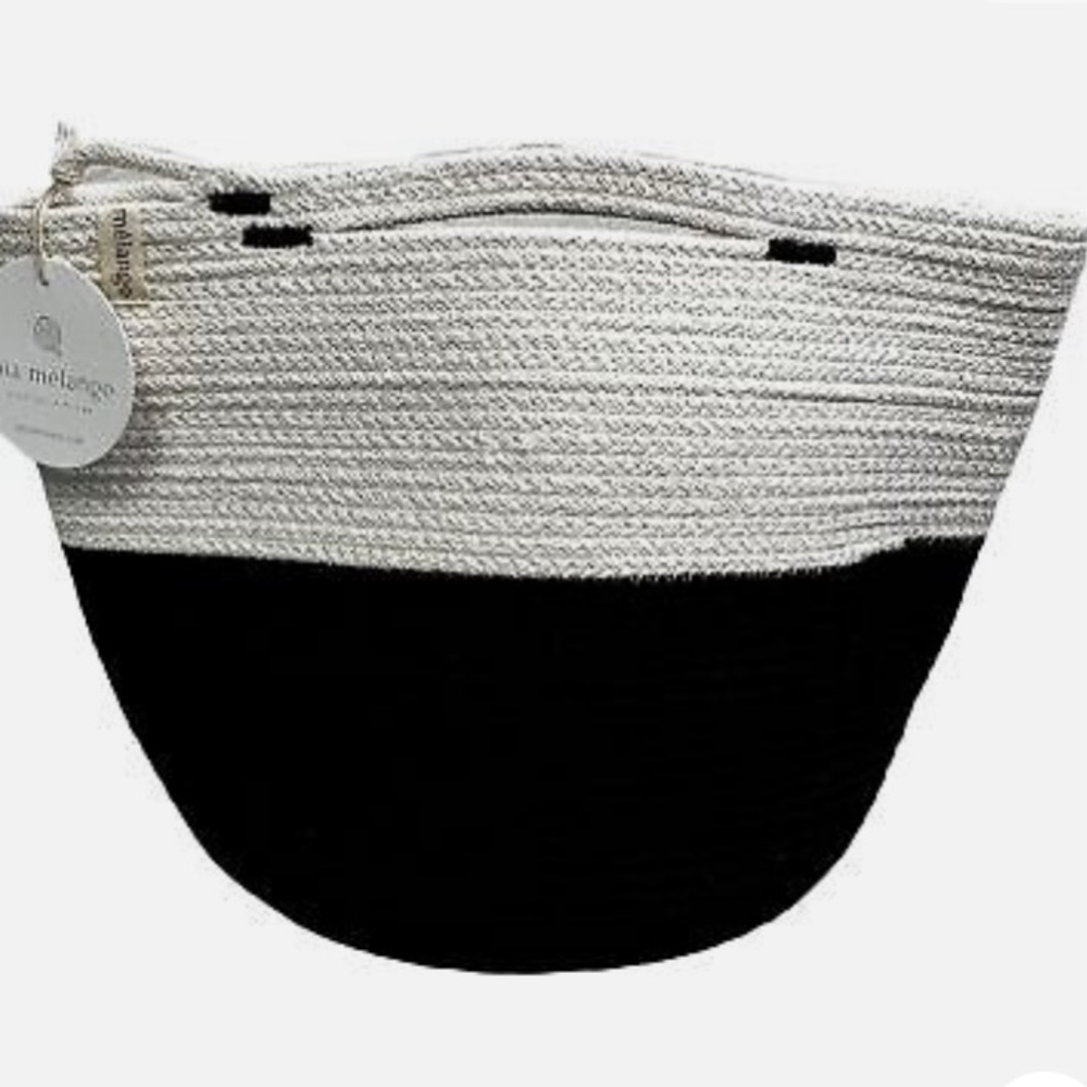 Mia Melange Cotton Basket and Embroidery Kit